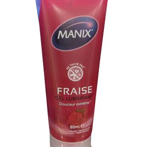 Manix Fraise – Gel Lubrifiant Parfumé 80 ml